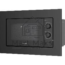 Микроволновая печь Weissgauff HMT-2016 BGL Flat Table 20л. 700Вт черный (встраиваемая)