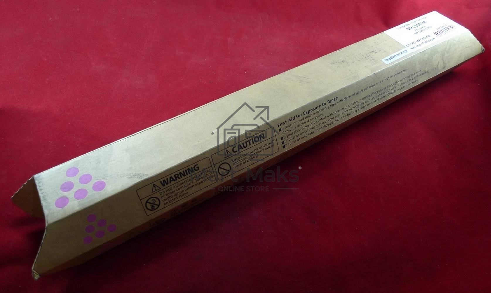 Картридж лазерный Ricoh MP C4501/C5501/C5000 желтый, type MPC5501E (туба, 410г) JPN