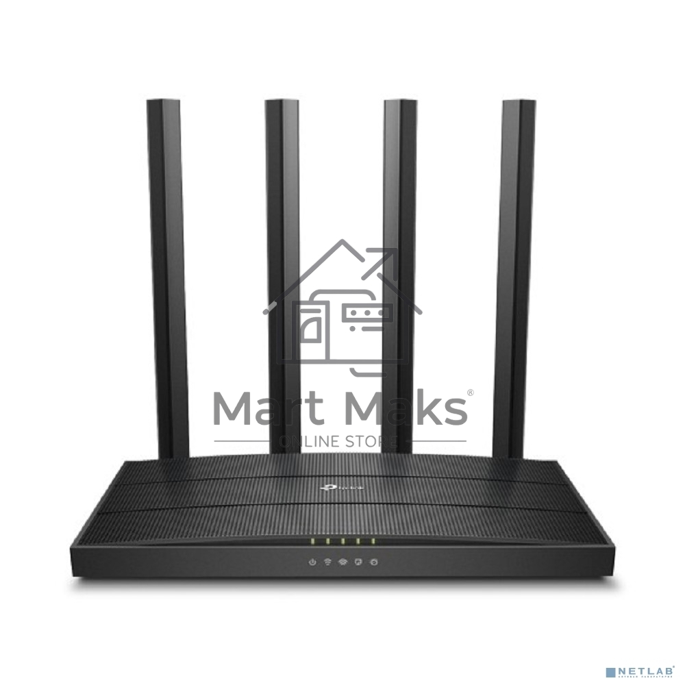 Роутер беспроводной TP-Link Archer C80 AC1900 10/100/1000BASE-TX черный