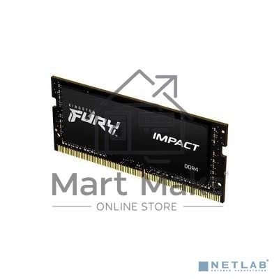 Оперативная память Kingston Fury Impact, DDR4, 8GB (1x8GB), 3200MHz, CL20, SO-DIMM