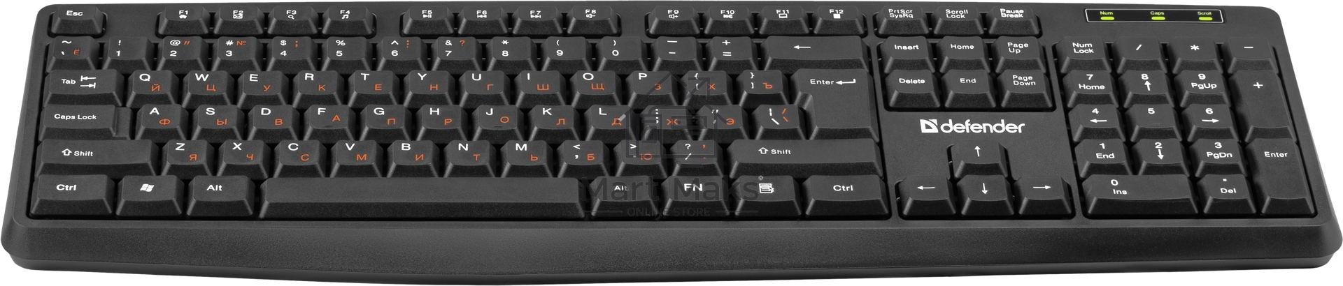 Клавиатура Defender Concept HB-164 проводная, USB, черный