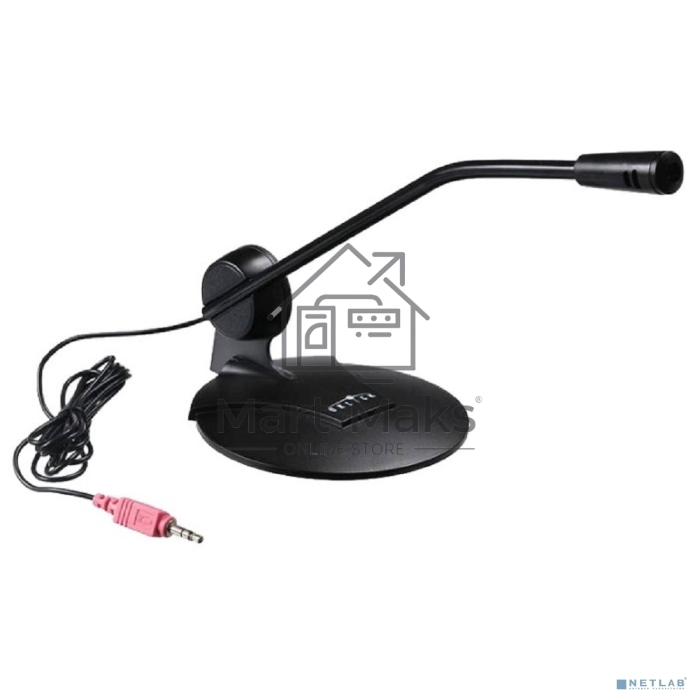 Микрофон проводной Oklick MP-M009B 1.8м черный