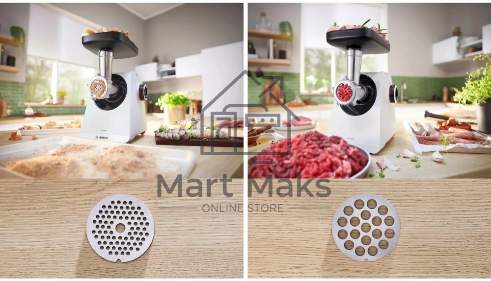 Мясорубка Bosch MFWS420W, 1900W, белый