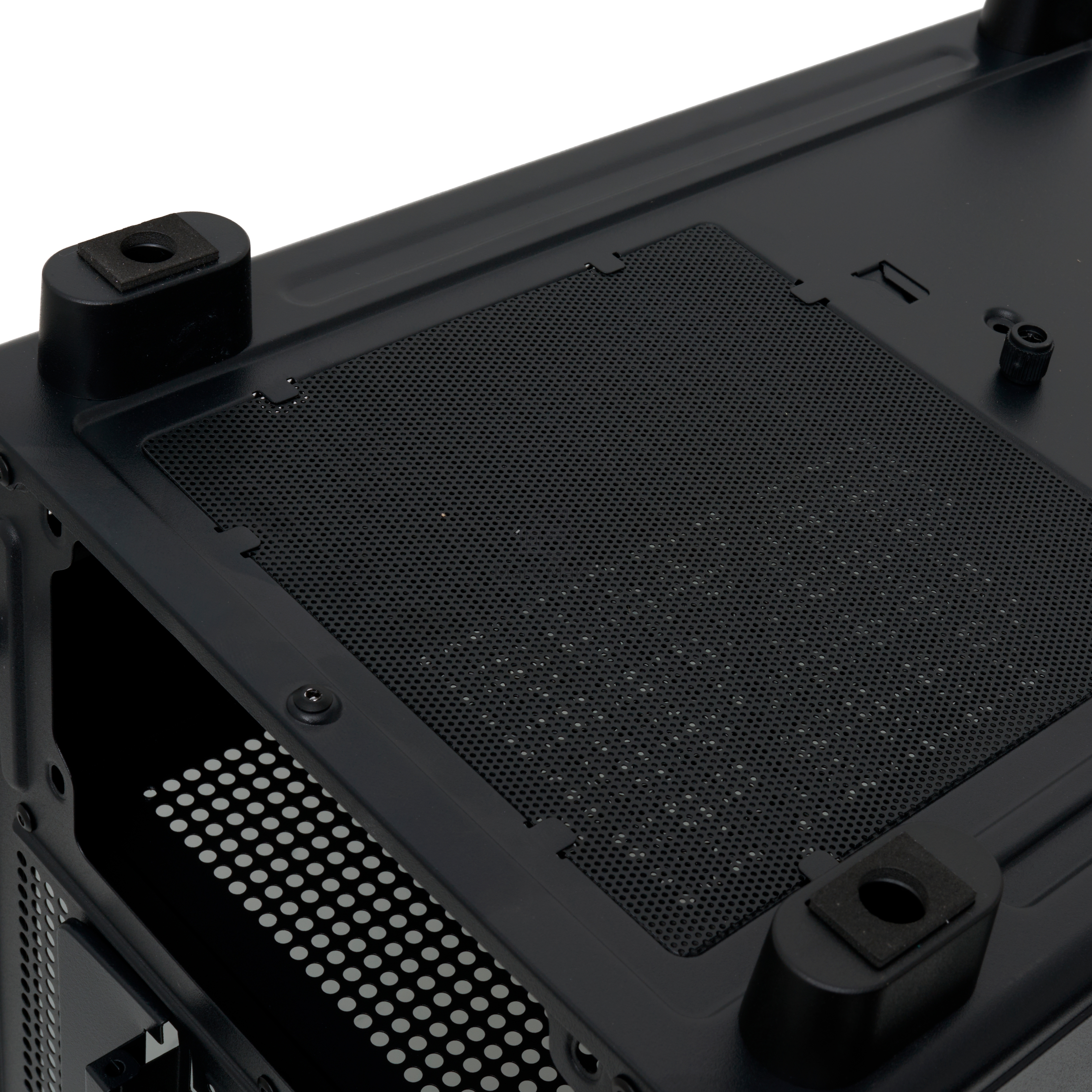 Компьютерный корпус без блока питания HSPD M510, Mesh Mid Tower, черный, TG, 0.5 SPCC, no fans ATX, mATX, mITX 180/280/160mm 1x2.5