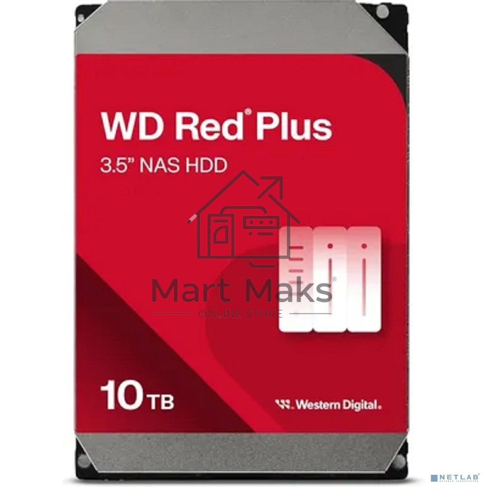 Жесткий диск Western Digital Red Plus NAS HDD 3.5