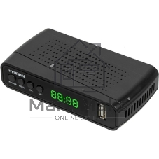 Приставка для цифрового ТВ Hyundai H-DVB520 черный + WiFi-адаптер, DVB-T2, DVB-T, DVB-C, HDMI, USB 2.0 х2