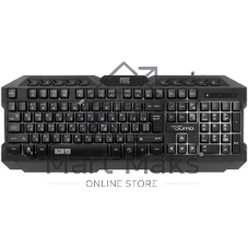 Комплект клавиатура+мышь Qumo Mystic K58/M76 проводной, USB, 3200 DPI, чёрный