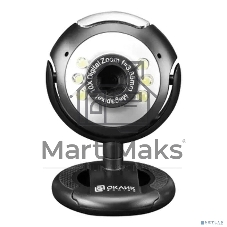 Веб-камера OKLICK OK-C8825 640x480, 30 кадр/с, USB Type-A, микрофон, черный/белый