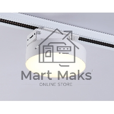 Трековый однофазный светодиодный светильник Ambrella light GL6835 WH белый LED 15W 3000K D115*80