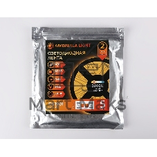 Светодиодная лента Ambrella light GS1901 5050 30Led/ 7.2W m/ 12V IP65 3000K/ 5000*10*2.87mm (2 конт.)