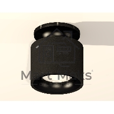 Светильник Ambrella Light XS7511061 SBK/PBK черный песок/черный полированный MR16 GU5.3 (N7926, C7511, N7011)