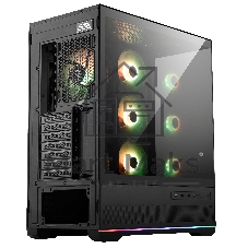 Компьютерный корпус MSI MAG Pano 110R PZ черный без БП ATX 6x120мм 7x140мм 2xUSB 3.0 1xUSB3.1 audio AirDuct bott PSU
