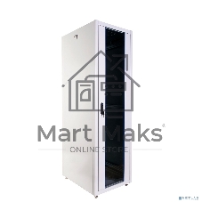 Шкаф коммутационный ЦМО (ШТК-Э-42.8.8-13АА) напольный 42U 800x800 мм пер. дв. стекл металл 2 бок. пан. 710 кг серый 715 мм 105 кг