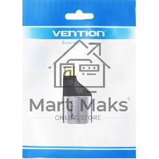 Адаптер-переходник Vention USB CM > DP F Серый