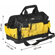 Сумка монтажника с пластиковым дном BG-02 IEK ARMA2L 5 IEK A2L5-BG12-02-K02