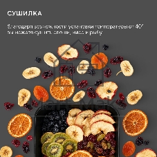 Аэрогриль Hyundai HYF-9084 черный, 3000 Вт, 12 л, сенсор, 11 программ