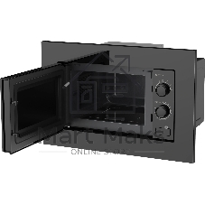 Микроволновая печь Weissgauff HMT-2016 BGL Flat Table 20л. 700Вт черный (встраиваемая)