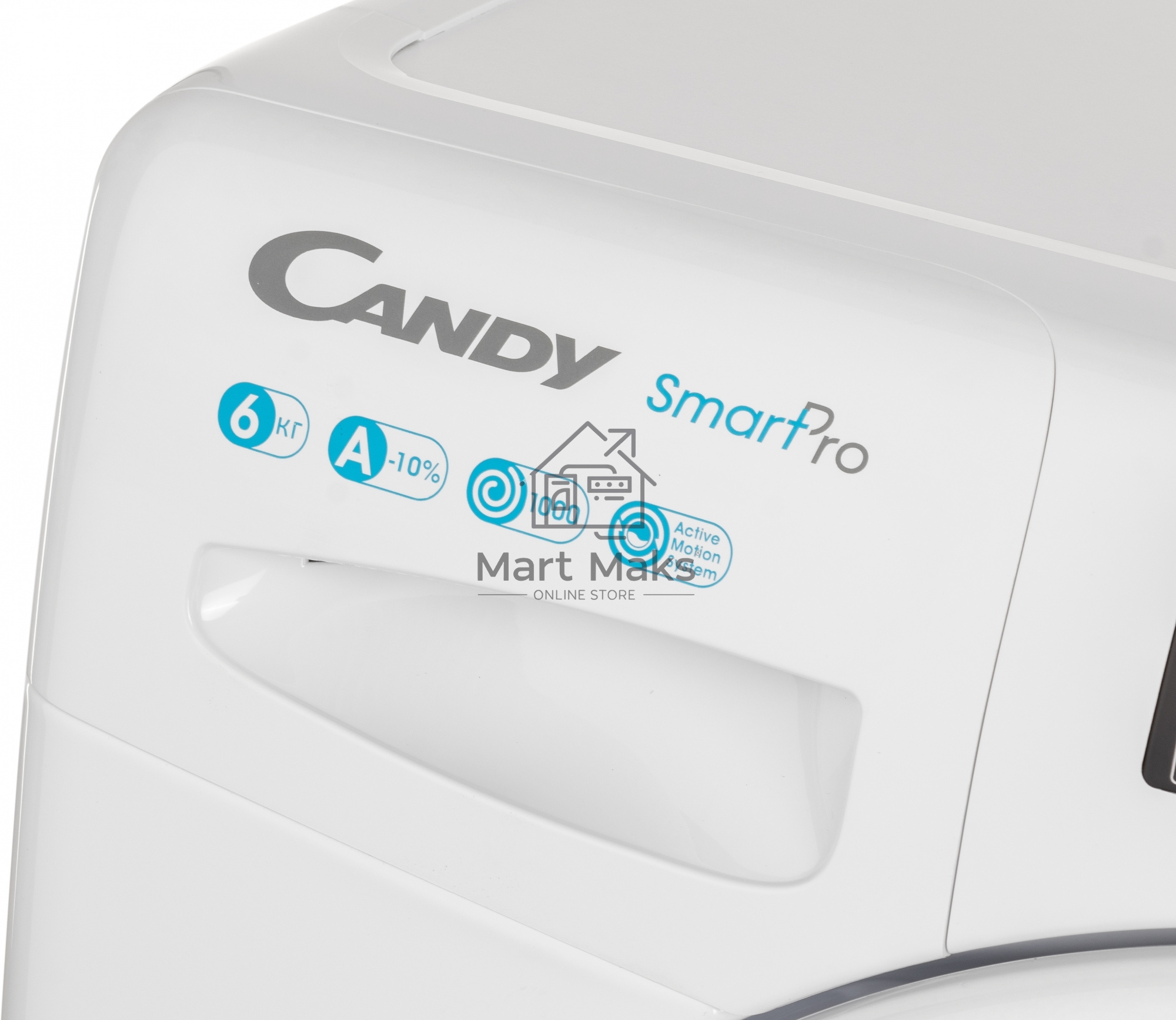 Стиральная машина Candy Smart Pro CSO34 106T1/2-07 белый, загрузка фронтальная 6 кг, 1000 об/мин., класс: А