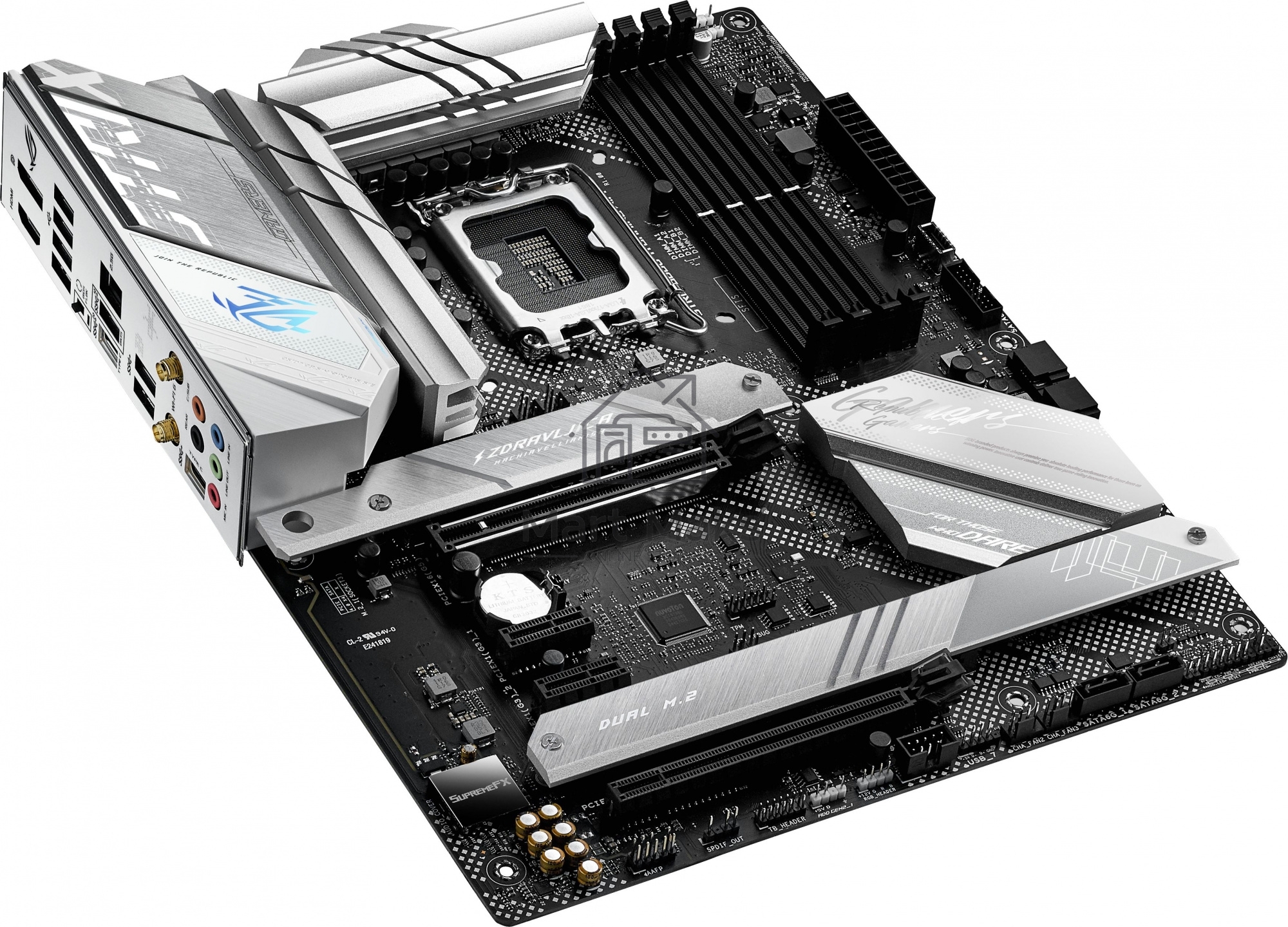 Материнская плата ASUS ROG STRIX B660-A GAMING WIFI, LGA1700, B660, 4*DDR5, DP,HDMI, SATA 6.0 + RAID, M.2, USB 3.2*5, USB 2.0*4,  ATX; 90MB1B00-M0EAY0
