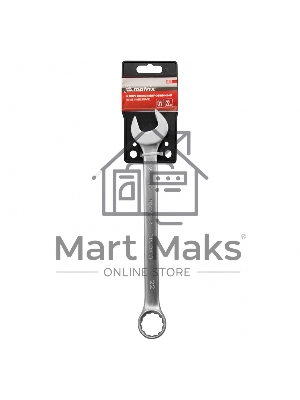 Ключ Matrix комбинированный, 22 мм, CrV, матовый хром