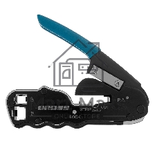 Клещи для обжима телефонных и компьютерных клемм Gross RJ45, 8P и RJ11/12, 6P, компакт., CAT5