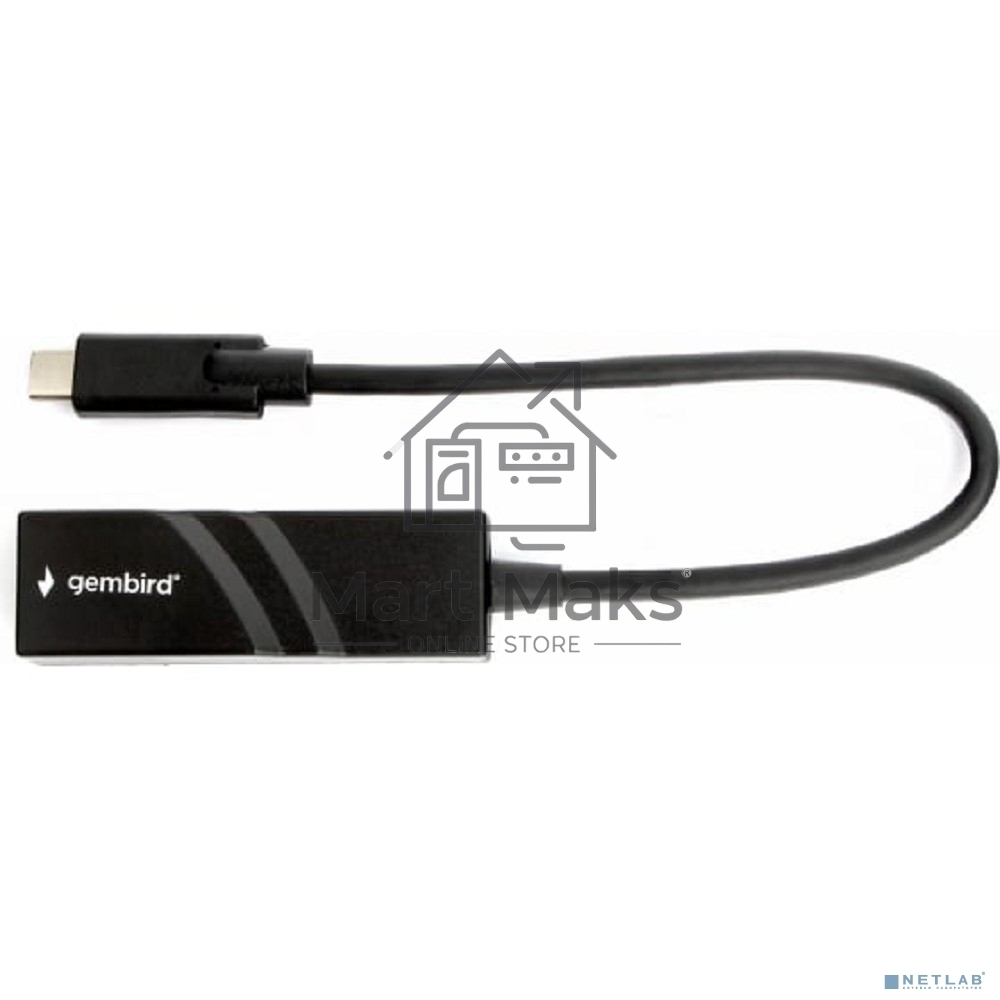 Сетевой адаптер Ethernet Gembird A-CM-LAN-01 USB C-type - Fast Ethernet adapter