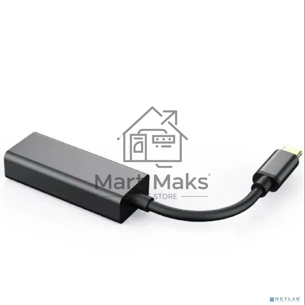 Кабель-переходник USB 3.1 Type-C -->RJ-45 1000Mbps Ethernet, Aluminum Shell, 0.15м Telecom <TU320M>