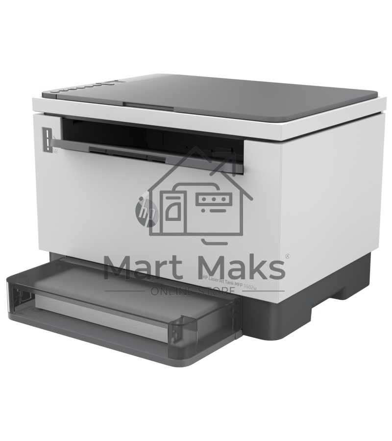 МФУ лазерный HP LaserJet Tank MFP 1602w (2R3E8A), A4, ч/б, печ. до 22 стр/мин., 600x600dpi, USB, Wi-Fi, BlueTooth, Air Print, Mopria