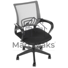 Кресло Бюрократ CH-695NLT/BLACK черный, сетка, 120 кг, без механизма качания