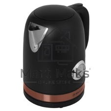 Чайник электрический BRAYER BR1005BK 2200 Вт.1.7 л, STRIX, сталь окраш, термометр, черный