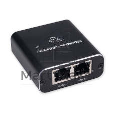 Сплиттер-разветвитель Cablexpert с питанием, 1 порт RJ45 -> 2 порта RJ45 100/1000Mbps, NCA-SP-03, коробка
