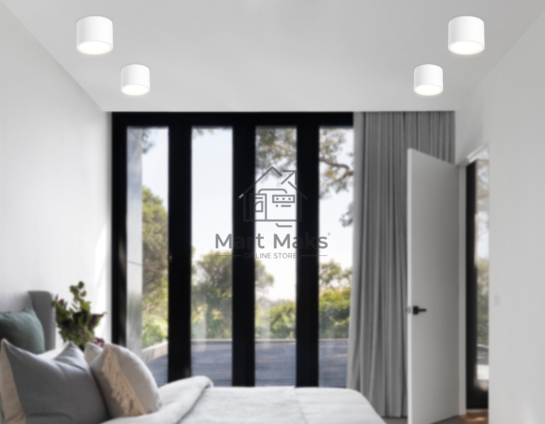 Светильник Ambrella light TN6550 WH белый IP44 GX53 max 15W D82*60