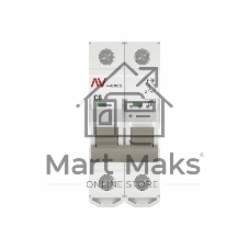 Выключатель автоматический Averes AV-6 2P 6A (C) 6kA