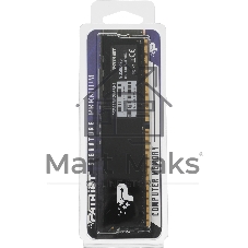 Оперативная память Patriot Signature Premium, DDR4, 16GB (1x16GB), 2666 MHz, CL19, с радиатором, чёрный
