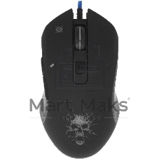 Комплект клавиатура+мышь Defender Singularity MKP-118 проводной, USB, 3200 DPI, чёрный