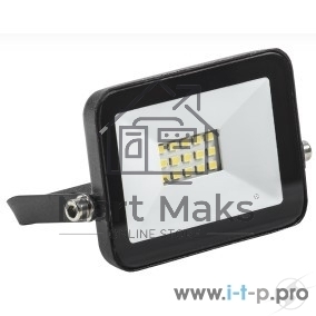 Прожектор светодиодный СДО 06-10 6500К IP65 черн. ИЭК LPDO601-10-65-K02