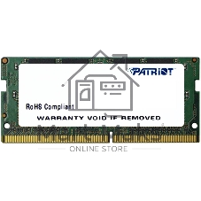 Модуль памяти Patriot SO-DIMM DDR4 8Gb 2400MHz Patriot PSD48G240082S RTL PC4-17000 CL17 260-pin 1.2В dual rank