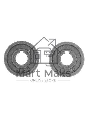 Подающий ролик, U профиль под алюминиевую проволоку 1,0-1,2 мм, 2 шт Denzel