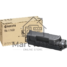Картридж лазерный Kyocera TK-1160 (1T02RY0NL0) черный для P2040dn/P2040dw 7200 стр.