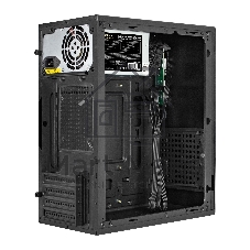 Компьютерный корпус Minitower ExeGate BAA-308M-AAA400 (mATX, БП AAA400 с вент. 8см, 2*USB, HD Audio, черный)