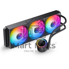 Система жидкостного охлаждения Water Cooling System JONSBO TG-420 ARGB Black (300W, 420mm, Black, ARGB/ Fans: 3x140mm, 93.73CFM, 36.2dBA, 1800RPM/ Pump height 54.55mm, 30dBA, 2400RPM, Rad thickness 54.5mm/ S: 1851, 1700, 1200, 115X, AM5, AM4)
