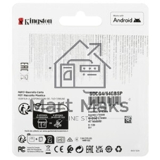 Флеш карта microSDXC 64Gb Kingston SDCG4/64Gb Canvas Go! Plus + adapter