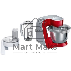 Кухонный комбайн Bosch MUM58720 1000Вт красный/серебристый