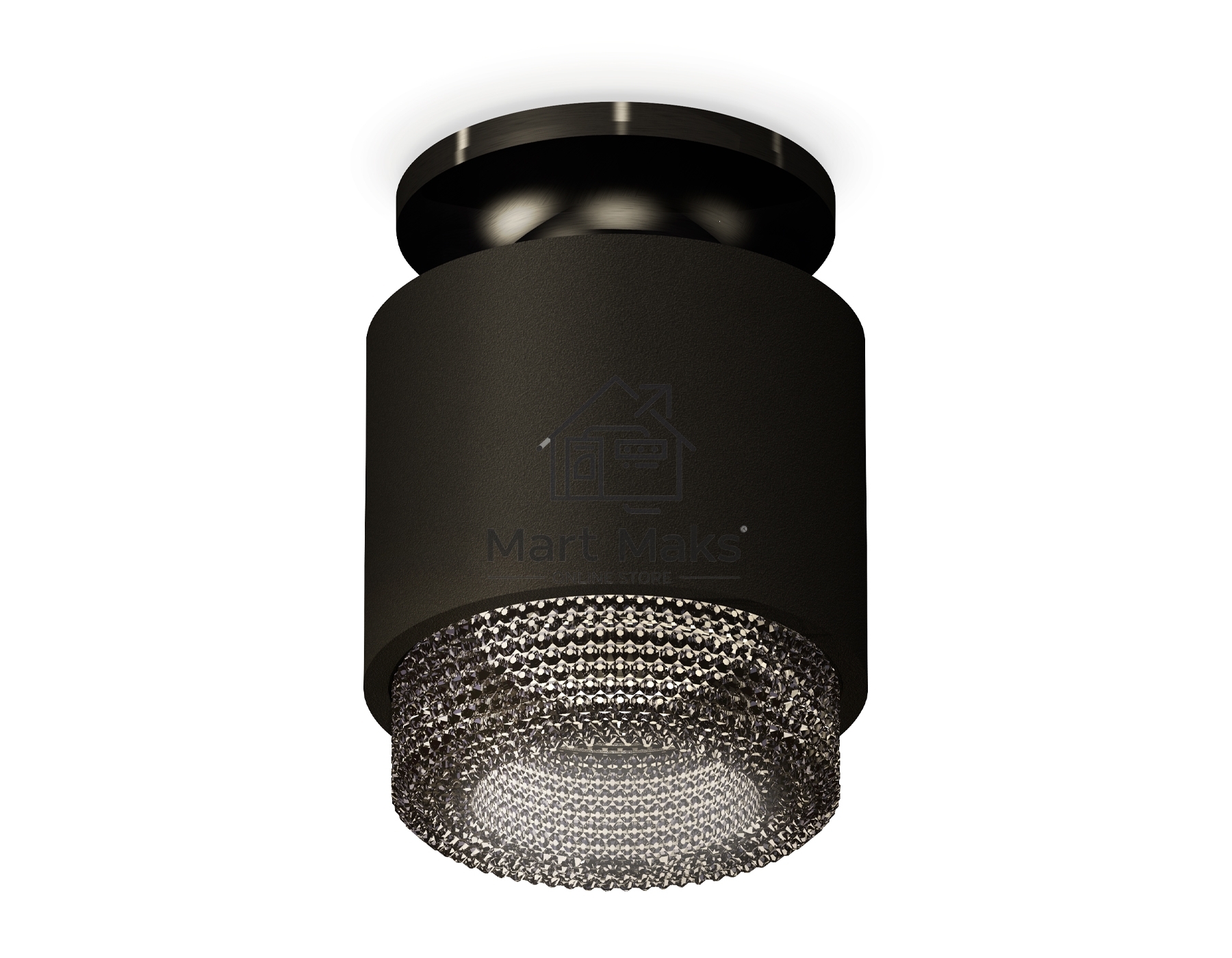 Светильник Ambrella Light XS7511062 SBK/PBK/BK черный песок/черный полированный/тонированный MR16 GU5.3 (N7926, C7511, N7192)