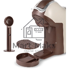 Кофеварка капсульная Kitfort КТ-7448 коричневый/бежевый, исп. кофе - капсулы/молотый, 1 л, 1400 Вт, 19 Бар.
