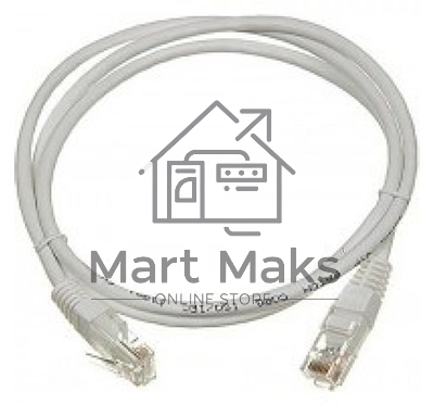 Кабель Патч-корд Lanmaster UTP TWT-45-45-1.0-GY вилка RJ-45-вилка RJ-45 кат.5е 1м серый ПВХ (уп.:1шт)