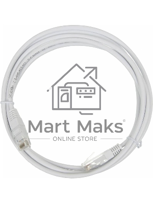 Патч-корд Lanmaster UTP TWT-45-45-2.0-WH вилка RJ-45-вилка RJ-45 кат.5е 2м белый ПВХ (уп.:1шт)