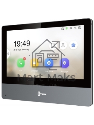 Видеодомофон Hikvision DS-KH8350-TE1 серебристый