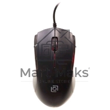 Мышь проводная Oklick 245M черный, 1000 dpi, USB, кнопки - 3