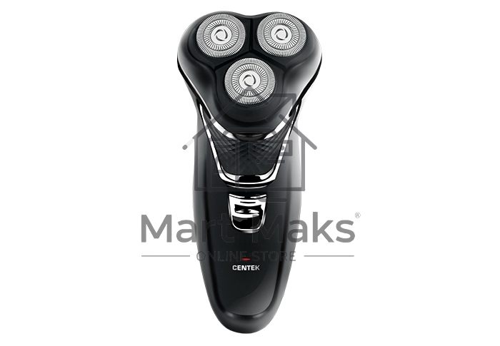 Бритва Centek CT-2182 ротор, 5 плавающих головок, аккумулятор + работа от сети, влажное бритьё